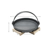 Cast Iron Barbecue Charcoal Oven Japanese Shouxi Hanging Pot Single Dry Pot Solid Alcohol Oven Household Square Stove Small Hot Pot