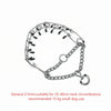 Chrome Plated Pinch Dog Collar Chain