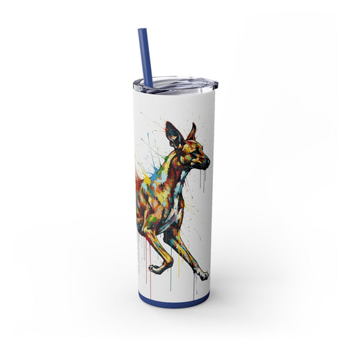 Skinny Tumbler with Straw – 20 oz Stainless Steel Cup