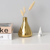 Nordic Style Ins light Luxury Golden Ceramic Small Vase