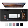 Double-Sided Heterochromatic Oversized Leather Table Mat