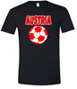 Austria Soccer Adult Gildan Soft Shirt