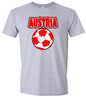 Austria Soccer Adult Gildan Soft Shirt