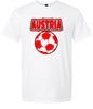 Austria Soccer Adult Gildan Soft Shirt