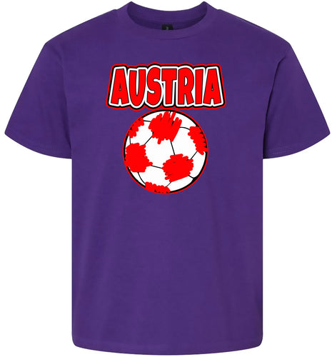 Austria Soccer Children's Gildan Soft Shirt