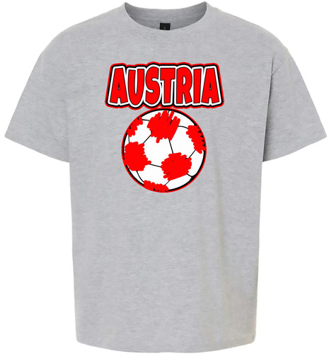 Austria Soccer Children's Gildan Soft Shirt