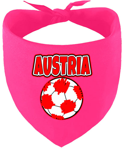 Austria Soccer Pet Bandana