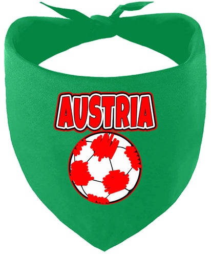 Austria Soccer Pet Bandana