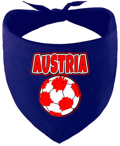 Austria Soccer Pet Bandana