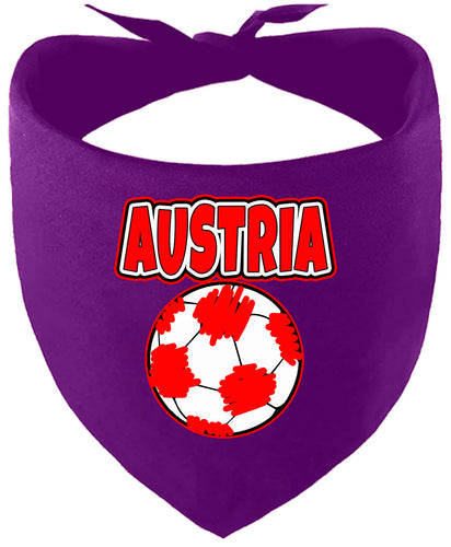 Austria Soccer Pet Bandana