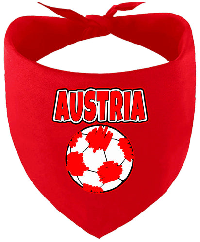 Austria Soccer Pet Bandana