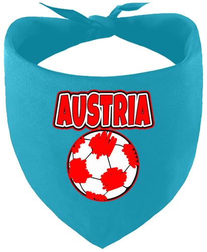 Austria Soccer Pet Bandana
