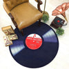 Round Retro Disc Dining Table Rug