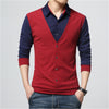 Autumn New T Shirt Plus Size Men's Lapel T Shirt Bottoming Shirt