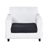 Polar Fleece Sofa Cushion Pure Color Stretch Full Cover Sponge Cushion Cover