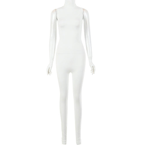 Autumn And Winter New Products Fashionable European And American Style Women Sexy Skinny Sleeveless Jumpsuit