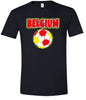 Belgium Soccer Adult Gildan Soft Shirt