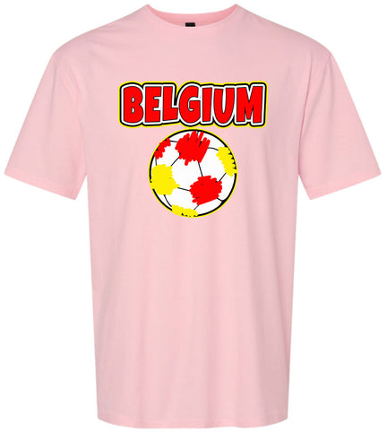 Belgium Soccer Adult Gildan Soft Shirt