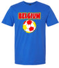 Belgium Soccer Adult Gildan Soft Shirt