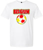 Belgium Soccer Adult Gildan Soft Shirt