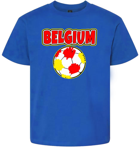 Belgium Soccer Children's Gildan Soft Shirt