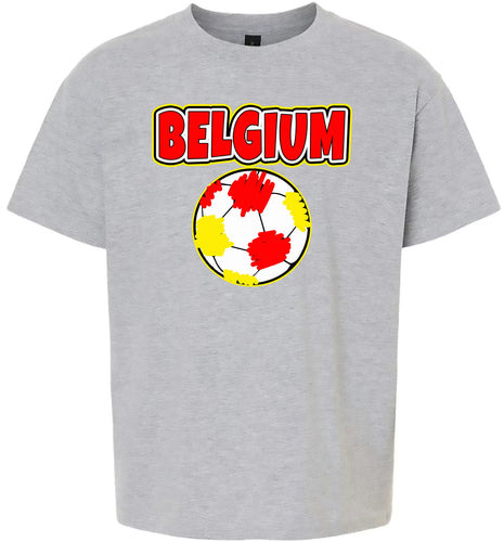 Belgium Soccer Adult Gildan Soft Shirt