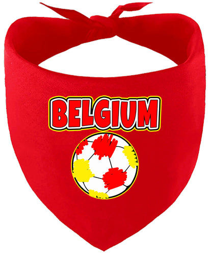 Belgium Soccer Pet Bandana