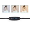 Compatible with Apple, 10 LED Ring Light Lamp Phone Selfie Camera Studio Video Dimmable Tripod Stand