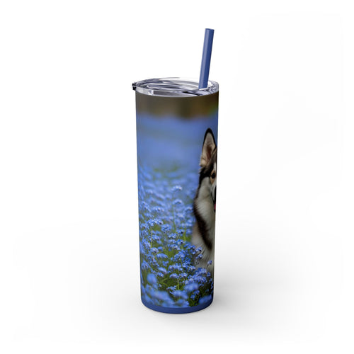Skinny Tumbler with Straw – 20 oz Stainless Steel Cup