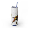 Skinny Tumbler with Straw – 20 oz Stainless Steel Cup