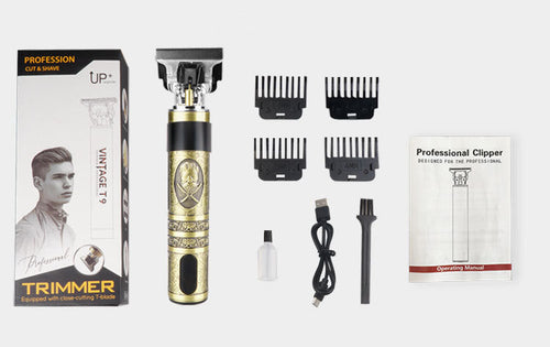 Oil Head Electric Clipper T9 Buddha Head Skull Head