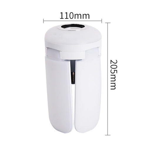 LED Four-leaf Bluetooth Music Lamp Colorful Intelligent Audio Folding Bulb Lamp Remote Control Deformable Ceiling Fixture Lights