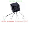 Square Three Plug Power Conversion Adapter