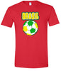 Brazil Soccer Adult Gildan Soft Shirt