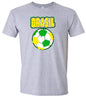Brazil Soccer Adult Gildan Soft Shirt