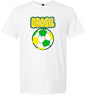 Brazil Soccer Adult Gildan Soft Shirt