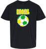 Brazil Soccer Children's Gildan Soft Shirt