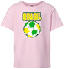 Brazil Soccer Children's Gildan Soft Shirt