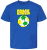 Brazil Soccer Children's Gildan Soft Shirt