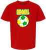 Brazil Soccer Children's Gildan Soft Shirt