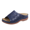 Retro Slippers Women Hollow Floral Shoes Outdoor Summer Sandals