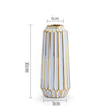 Fashion White Ceramic Blank Space Vase Hydroponic Dried Flowers