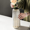 Fashion White Ceramic Blank Space Vase Hydroponic Dried Flowers