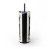 Skinny Tumbler with Straw – 20 oz Stainless Steel Cup