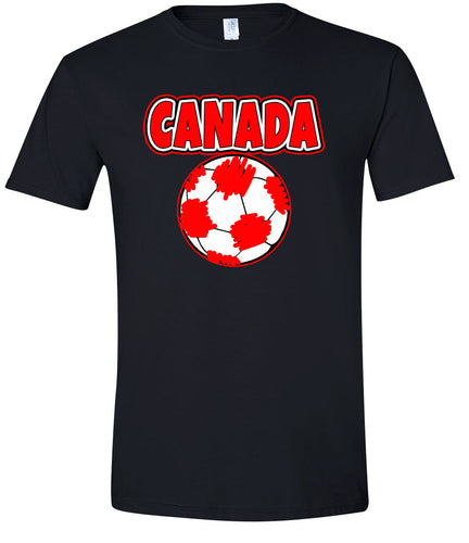 Canada Soccer Adult Gildan Soft Shirt