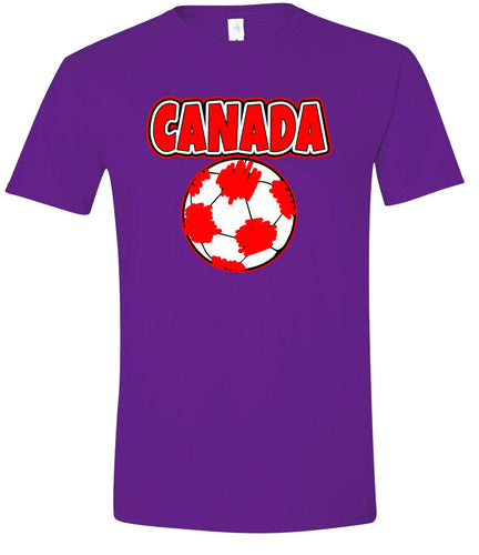 Canada Soccer Adult Gildan Soft Shirt