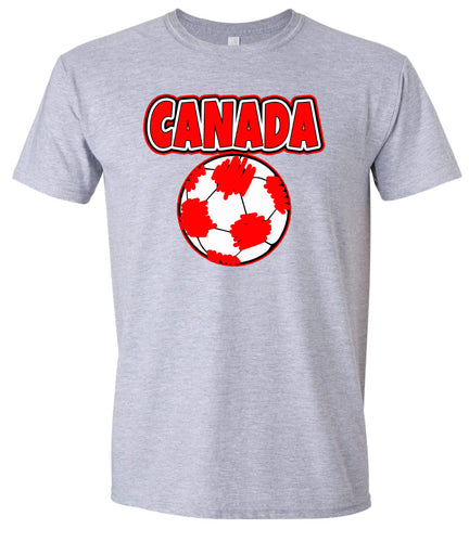 Canada Soccer Adult Gildan Soft Shirt