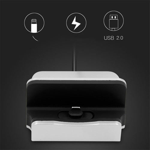 Multifunctional Type-C Android V8 Is Suitable For Apple Mobile Phone Desktop Charging Base Bracket Data Cable Two In One