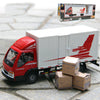 Alloy Simulation Van Truck Model Engineering Transport Vehicle Toy