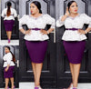 African Print Blouse And Skirt Plus Size Women's Suit 6XL